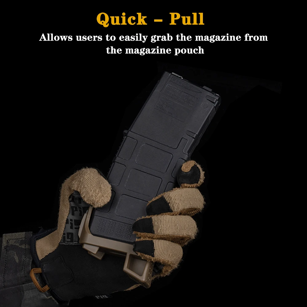Base per caricatore tattico Airsoft GBB PMAG Supporto completo a estrazione rapida con strumento di regolazione del cannocchiale per visione notturna PEQ per trapano da tiro