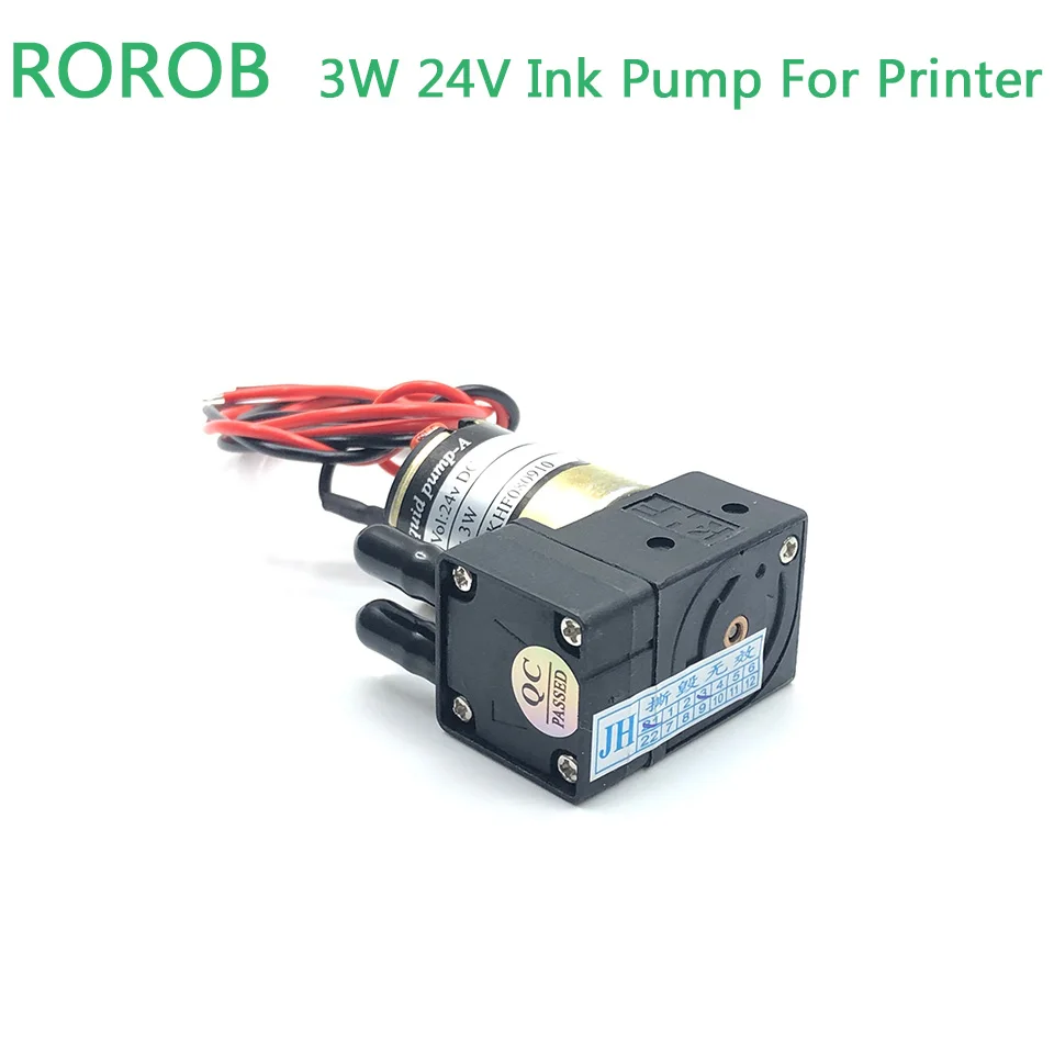 3W 24V Diaphragm Liquid Pump Ink Recirculation Pump For Solvent Ink For Crystal Wit-Color Locor Phaeton Allwin Inkjet Printer