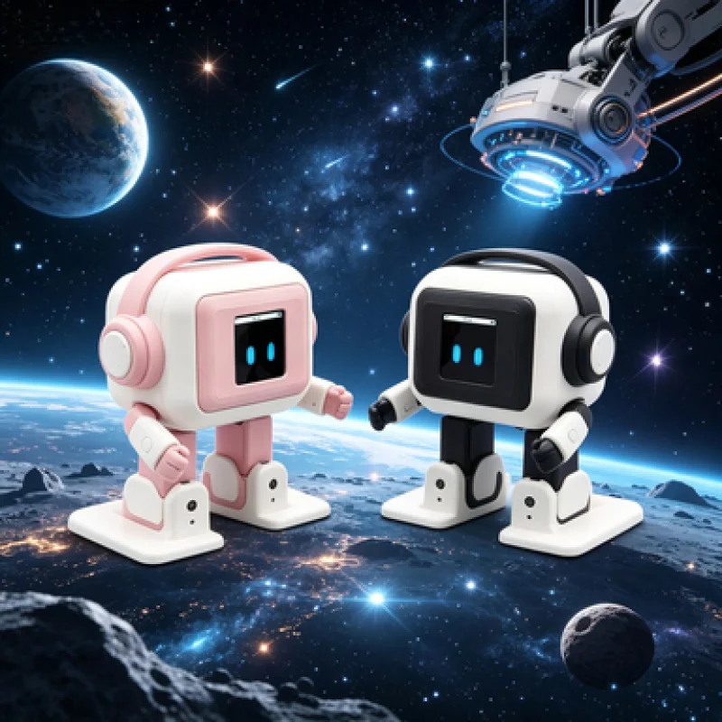 Multifunctional Desktop AI Companion Robot Interactive Chat Dance Song Play Emotional Expression Smart Robot For Bedroom Office