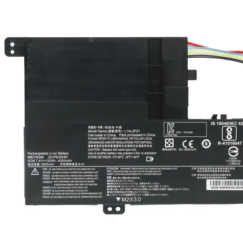 Imagem -02 - Bateria do Portátil para Lenovo Ideapad 320s14ikb 320s-14ast 7000-14 L14m2p21 L14l2p21 7.4v 30wh