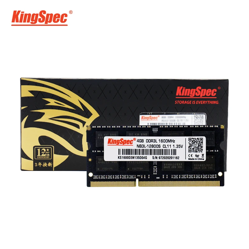 Kingspec – Ram DDR3 NB so-dimm pour ordinateur portable, 4/8 go, 1600 Mhz, 1600 Mhz ram ddr3 ddr3 ddr3 8gb 1600mhz ddr3 sodimm ddr3 sodimm 8gb ddr3