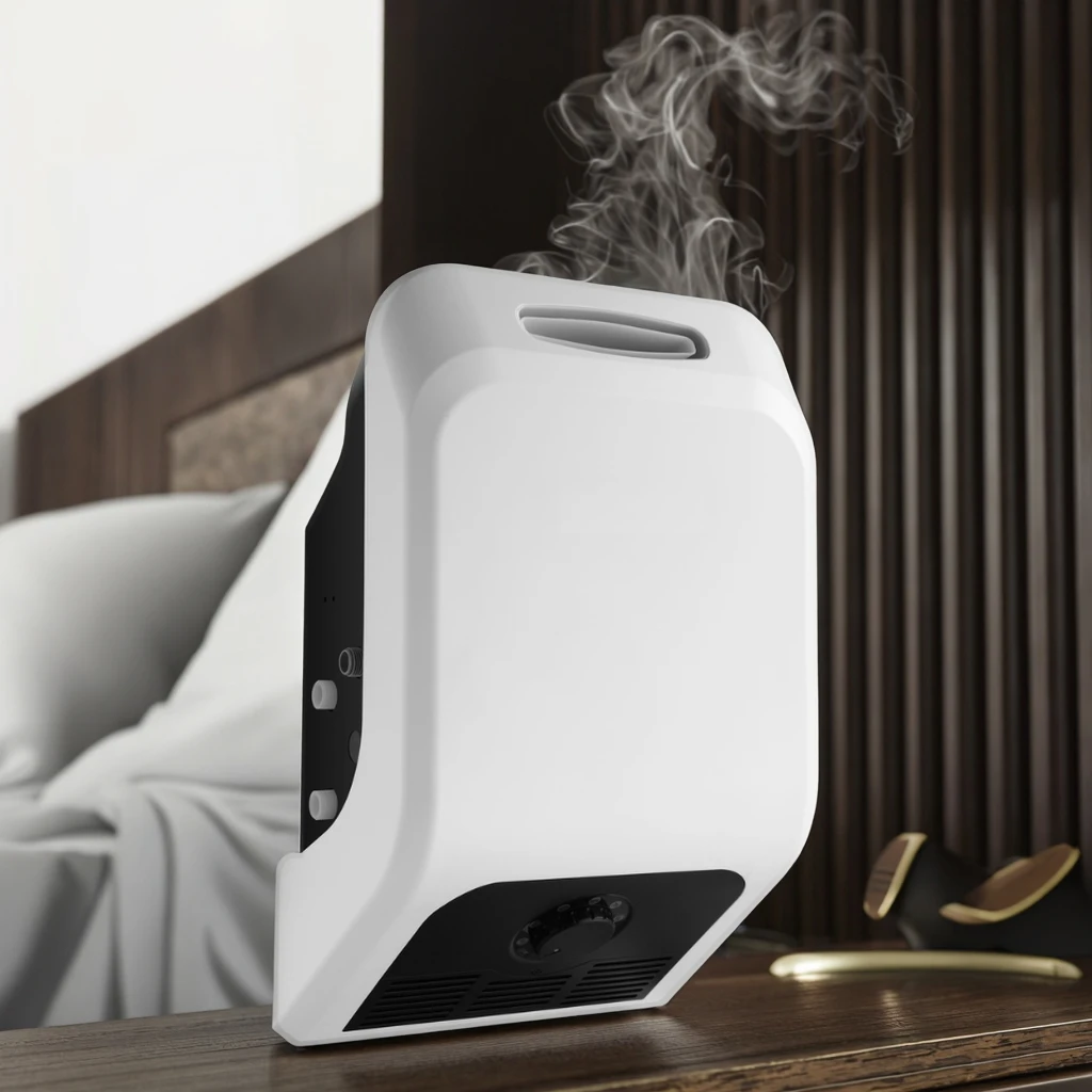 Perfume Diffuser Wall-Mounted Humidifier with Humidistat Aromatherapy Diffuser Plastic 1-Year Warranty for Home Hotel or Car Use