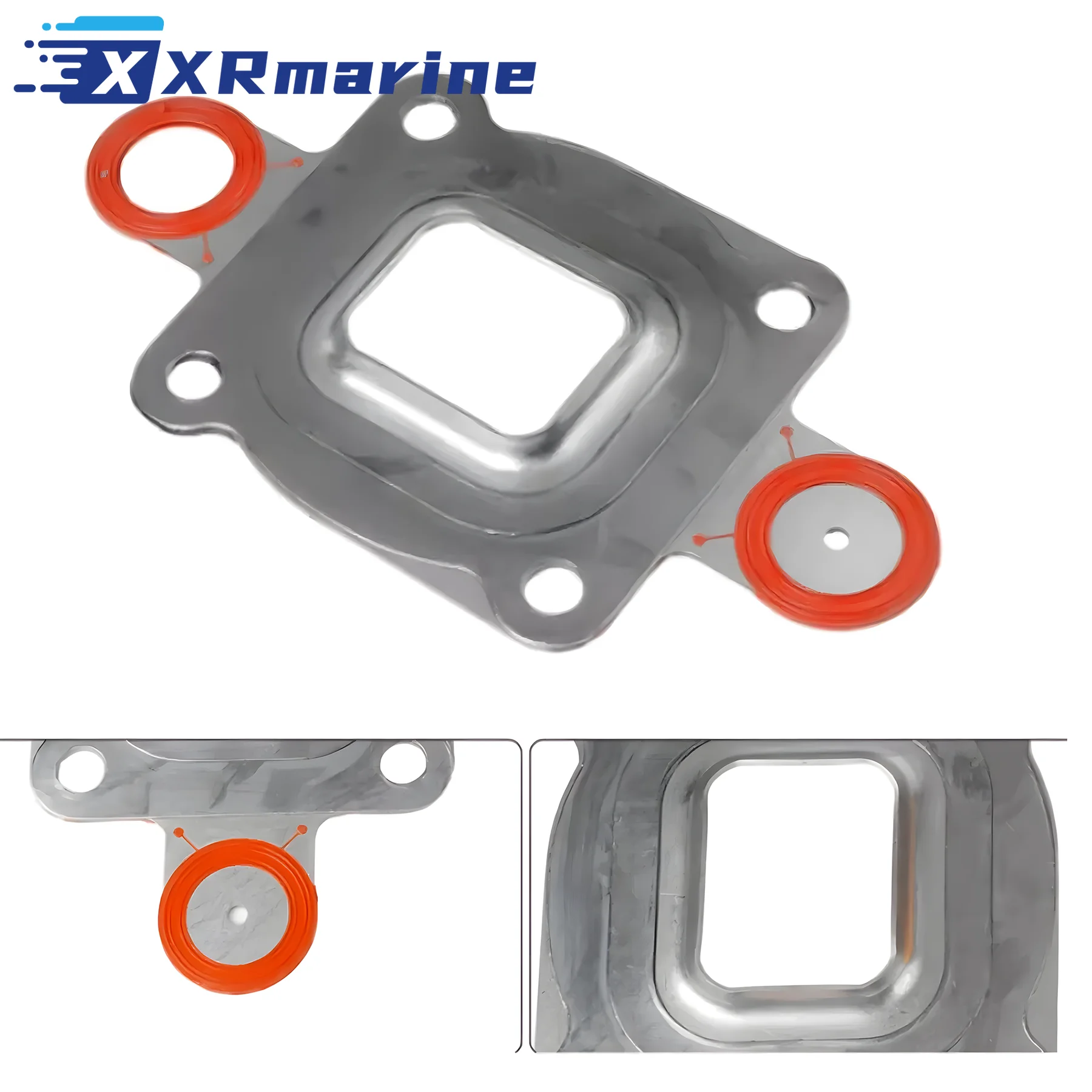 27-864850A02 Exhaust Elbow Riser Gasket Dry Joint MerCruiser 4.3 5.0 5.7 L V6 V8 864850A02 27-864850A1 Replace Sierra 18-0722