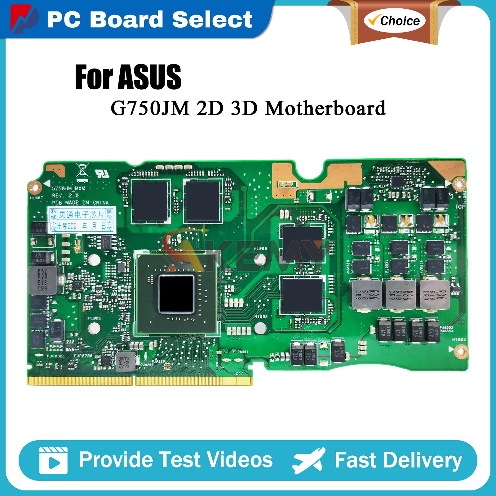 

G750JM Laptop Motherboard For ASUS ROG G750JW G750J G750JZ G750JY G750JX G750JM G750JH Notebook Mainboard tests OK fast ship stk