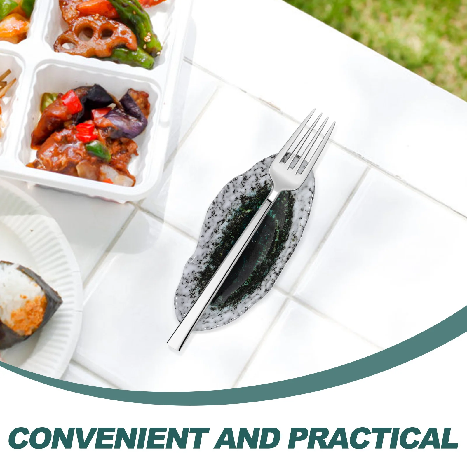 

Ceramic Spoon Rest Kitchen Counter Utensil Holder Practical Cute Chopstick Clean Home Decor Spatula Holder