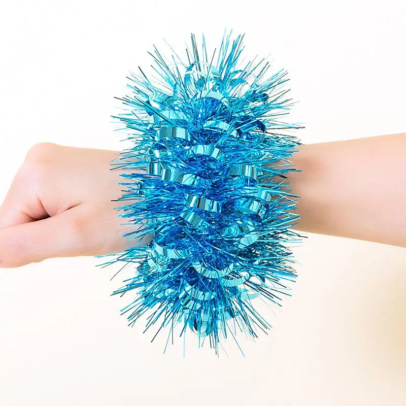 Competition Flower Double Hole Handle Dance Party Decorator Cheerleading Cheering Ball Cheerleader Pompoms Club Sport Supplies