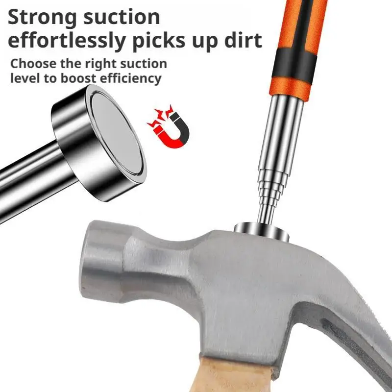 Magnetic Picker Retractable Magnetic Pickup Tool Mini Portable Telescopic Magnetic Magnet Pen Extendable Pickup Rod Stick view 6