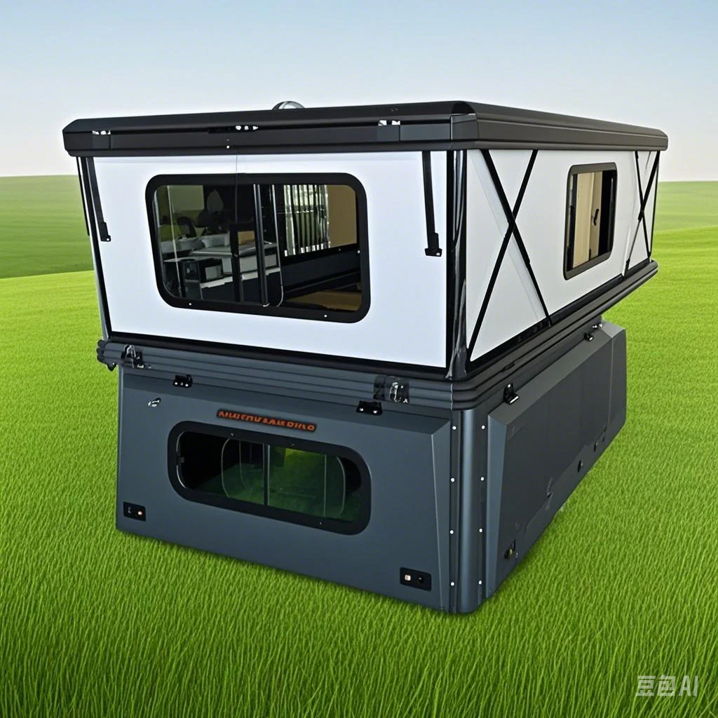 Rugged Aluminum Quick Deployment Off-Road Camper Waterproof Adventure Gear for Pickup Truck Bed Outdoor Exterior Accessories