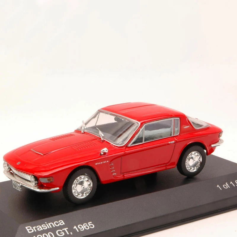 

Diecast Original 1:43 Scale BRASINCA 4200 GT 1965 Simulation Alloy Car Model Static Display Collectible Toy Gift Decoration