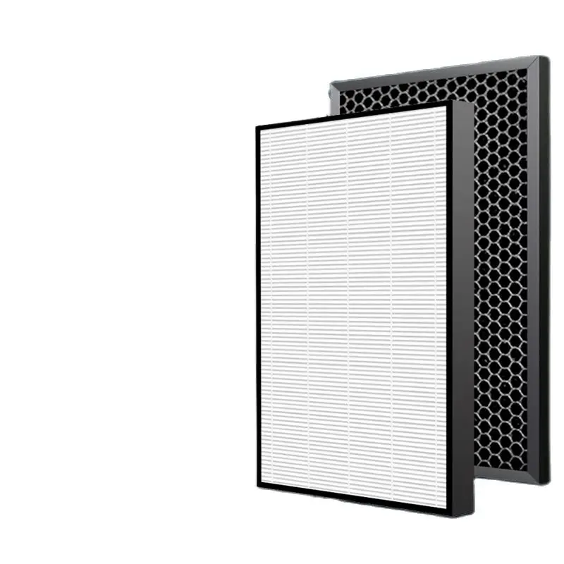 Custom Made Hepa Carbon Filter For Roger little air purifier Dual Filter 266 x 325 x 42mm/266 x 325 x 19mm