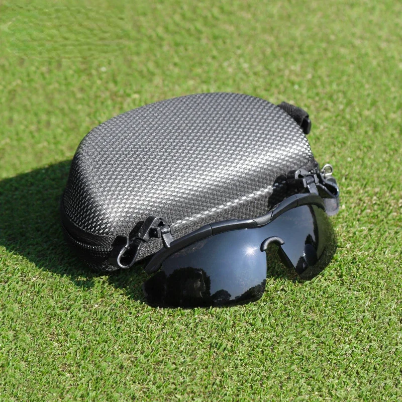 Golf hat clip, polarized sunglasses, men's and women's flipped sunglasses, sun protection, UV protection, outdoor sports glasses