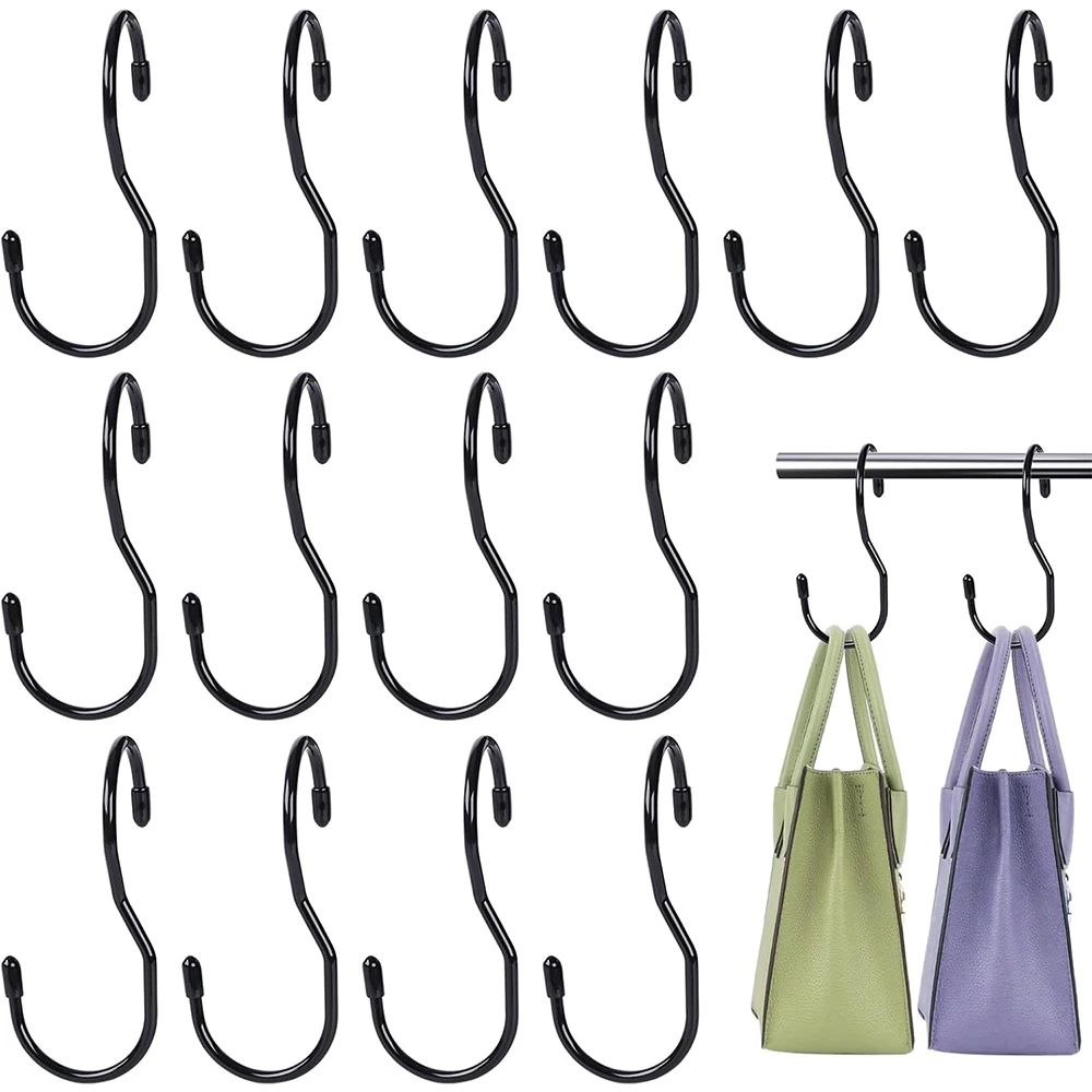 4Pcs Purse Hanger for Closet, Unique Twist Design Bag Hanger Purse Hooks, Closet Rod Hooks for Hanging Bags, Purses, Handbags