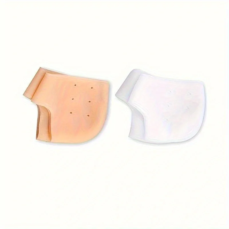 Silicone Heel Protector Protective Sleeve Heel Spur Pads For Relief Plantar Fasciitis Heel Pain Reduce Pressure On Heel 1 Pair image 5