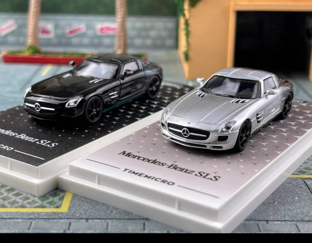 

TM Time Microproduct 1:64 Benz SLS Alloy Star Simulation Alloy Car Model Collection Ornament