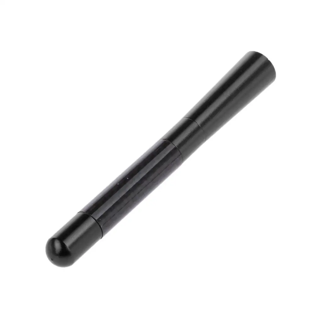 Mini antenna aerea corta universale per auto nera da 12 cm in fibra di carbonio