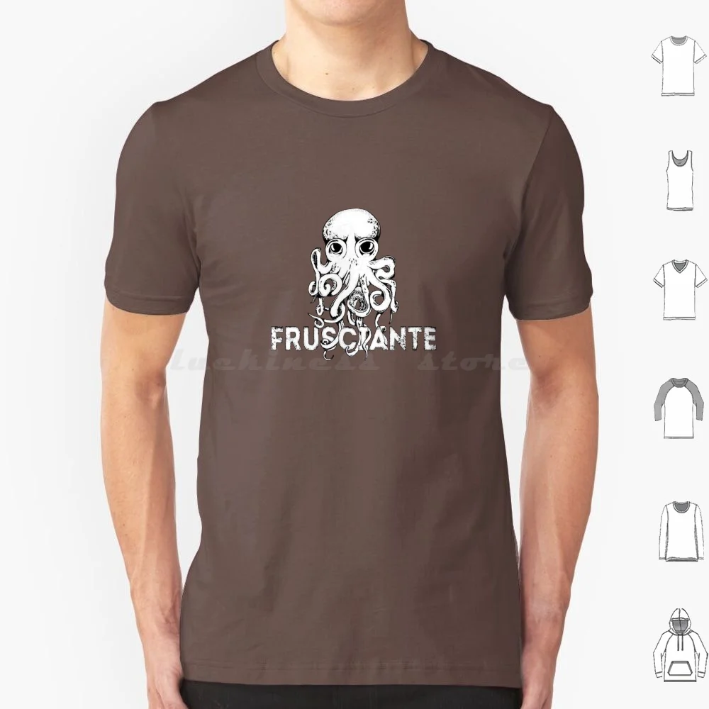 John Frusciante Octopus Entering T Shirt Big Size 100% Cotton Frusciante Flea Anthony