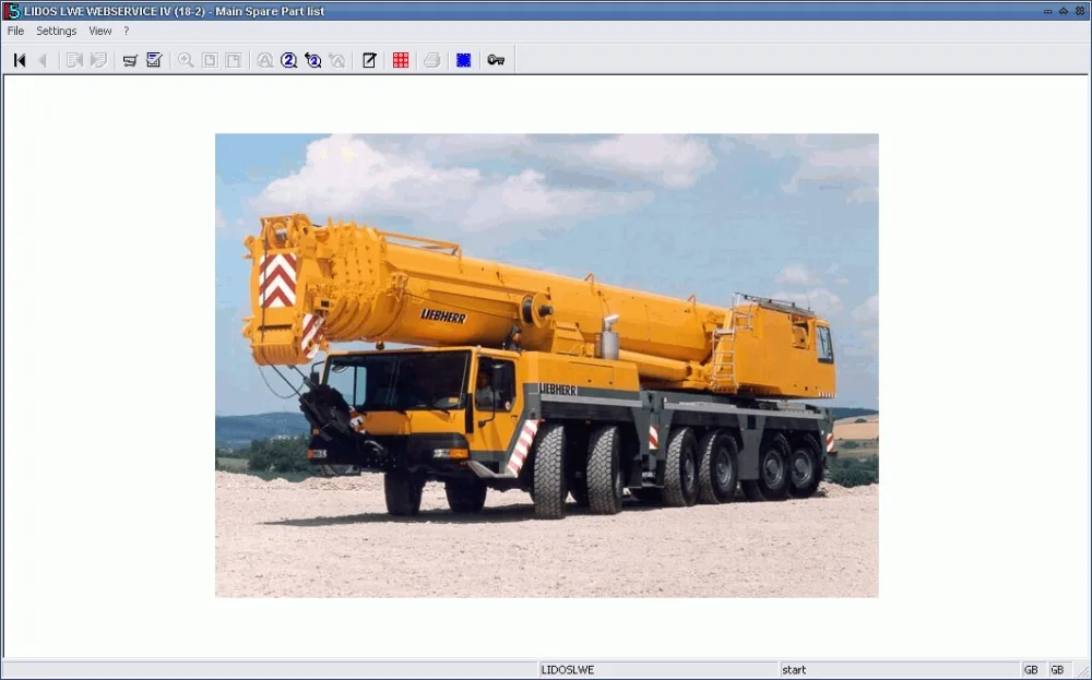 

Liebherr Lidos LWE OFFLINE WEBSERVICE - Mobile Cranes 2022