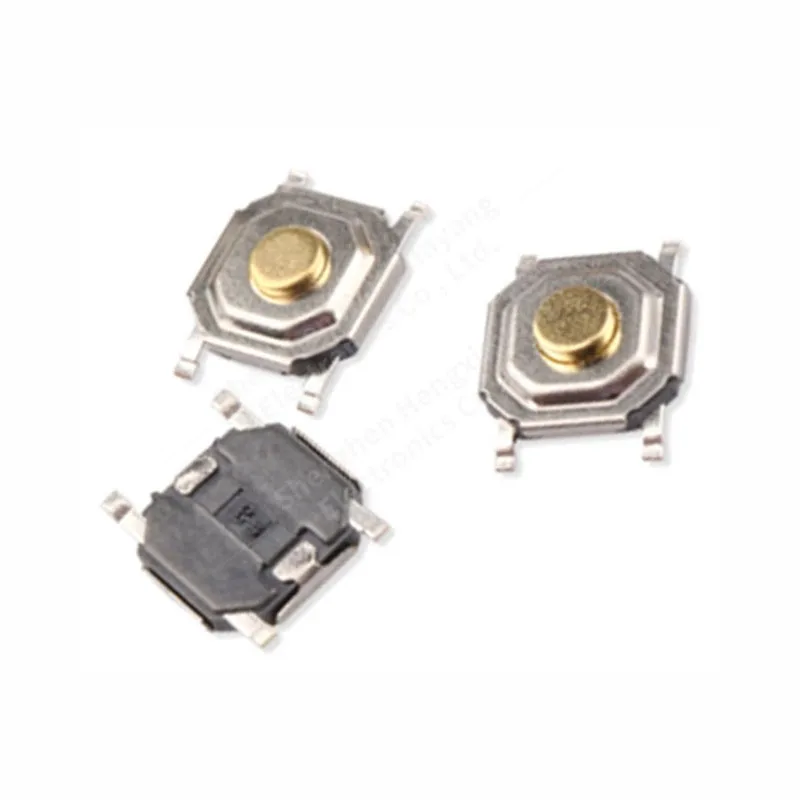 20PCs waterproof 4*4*1.5mm SMD 5pin light touch switch smd4 on/off touch button micro switch 4*4*1.5 keys button