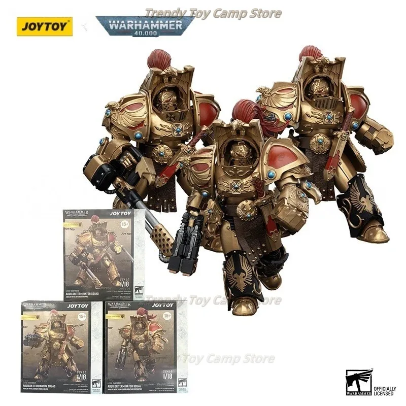 مجسم حركة JOYTOY 1/18 40K The Horus Heresy Legio Custodes Adeptus Custodes Figures Achillus Dreadnought أنيمي نموذج عسكري