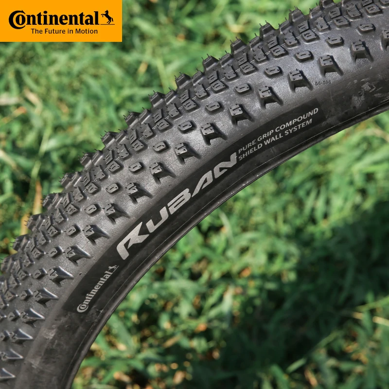 Continental Ruban Tubeless Ready Folding Tire 29x2.1/2.3 Pure Grip Compound Shield Wall System180TPI Anti Puncture MTB Tyre