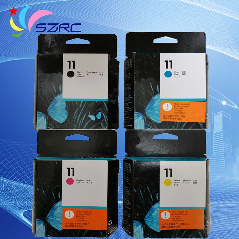 Cabeça de Impressão para Impressora hp Original Novo C4810a C4811a C4812a C4813a Cabeça de Impressão 11 hp 100 110 111 120 70 500 510 800 815 820 850