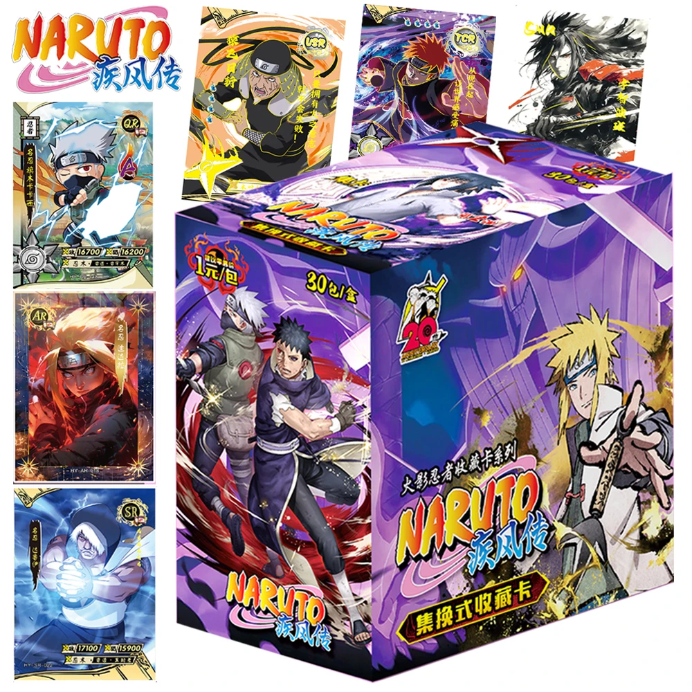 NARUTO Collection Card For Child Tsunade Hyūga Hinata Haruno Sakura Classic Youth Competitive Anime Limited Game Card Kids Gifts