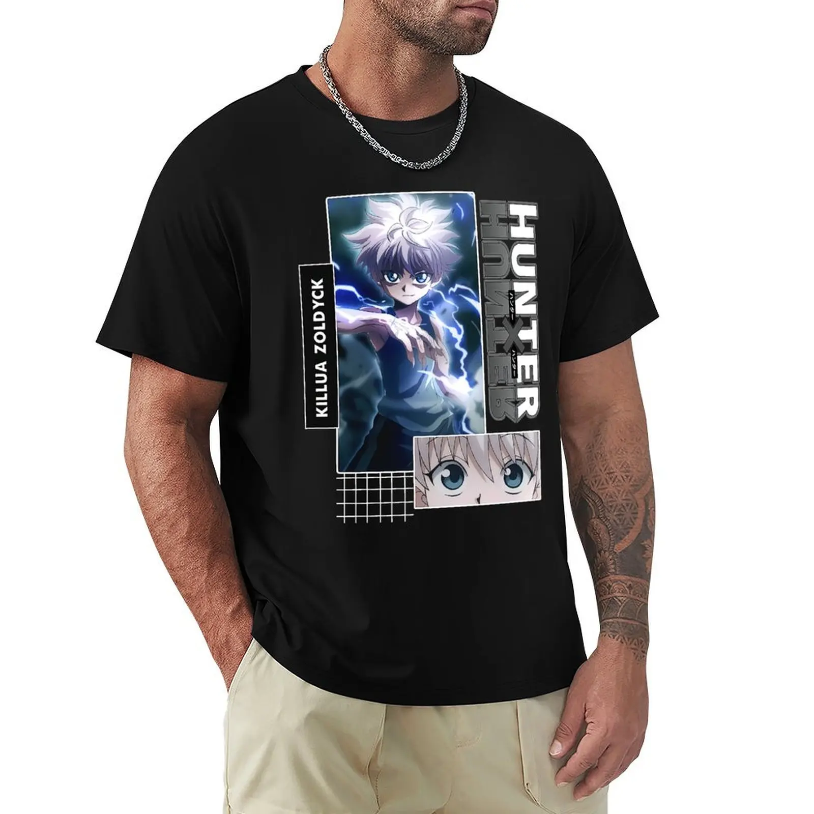 

HunterXHunters Anime T-Shirt tees anime t shirts Aesthetic clothing animal prinfor boys anime shirts men