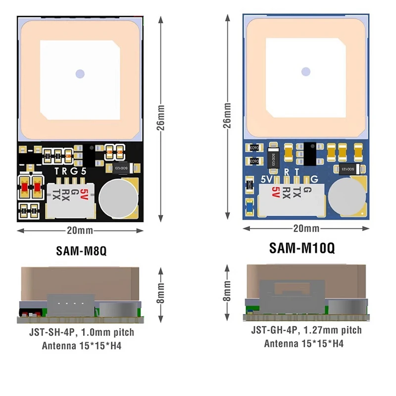 MATEK SAM-M10Q Sistema satellitare di navigazione globale GPS u-blox per FPV RC modello RC Drone fai da te