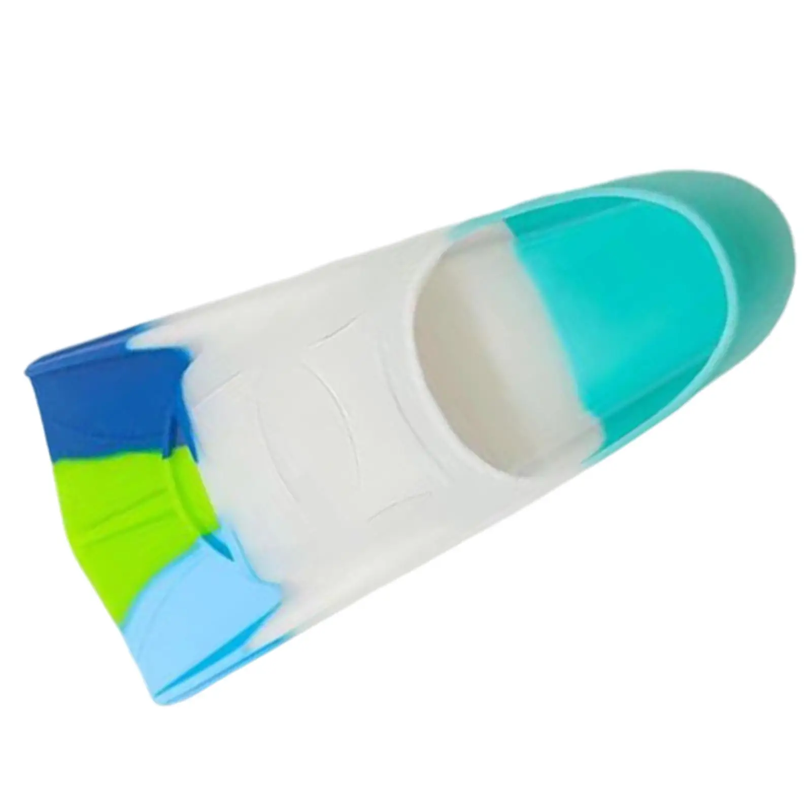 Flexible Kids Swim Fins Short Diving Flippers Silicone Equipment Non Slip for Pool Training Lap Swimming