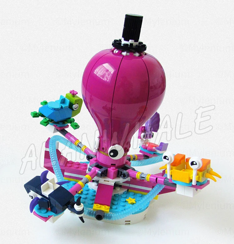 330pcs Friends Amusement park Funny Octopus Fairground Ride Spinning Function 11378 Building Block Toys Compatible With Model