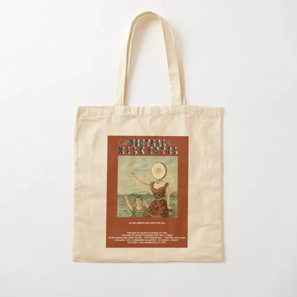 Neutral Milk Hotel - In the Aeroplane Over the Sea Tote Bag Women's handbag shopping cart bags Bag