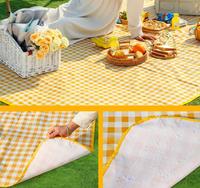 200x200cm Waterproof Beach Mat Folding Mattress Portable Lightweight Picnic Mat ﻿Large Outdoor Camping Mat