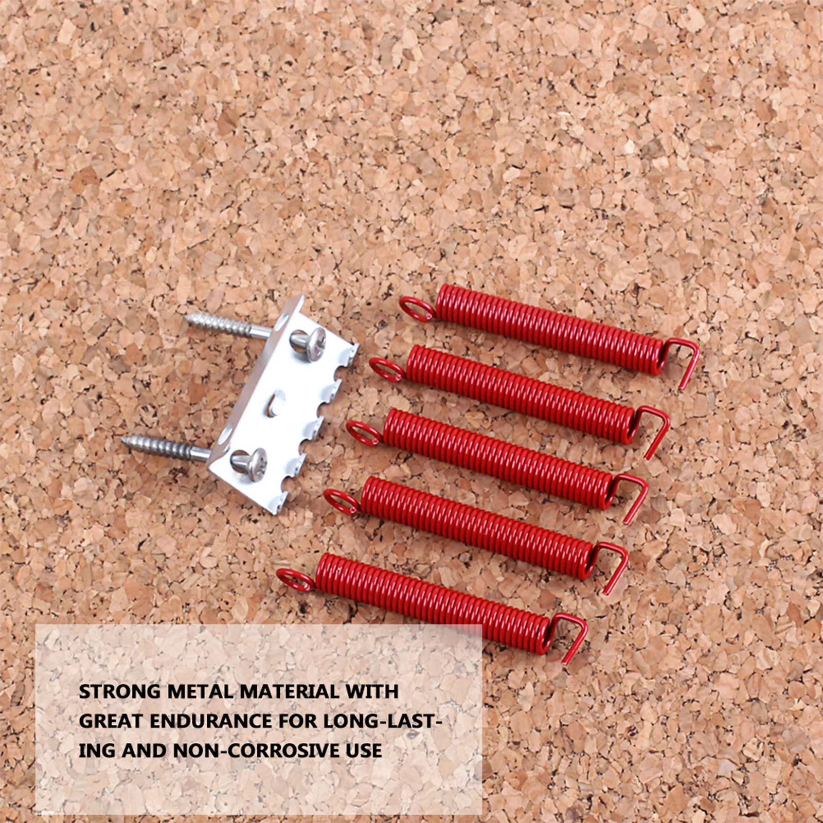 

2 Sets Guitar Accessories Electric Replacement Parts Spring Bridge Metal Hardware Tremolo