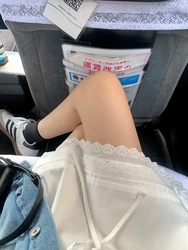 Chic Pure Love Heart Layered A-Line Skirt Women's f-length Pants Spring Summer New Arrival Dongda Gate 2025