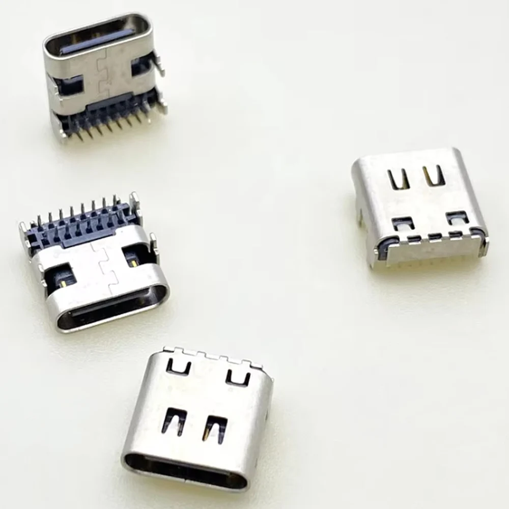 Type-C 16P USB Jack Double Row SMT Socket For JBL STORE 4 5 Bluetooth Audio Wireless Portable Small Speaker Power Charging Port