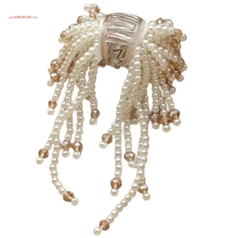 

Eye Catching Claw Clip Hair Claw for Women Hair Clamp Jaw Clip Artificial Pearls Hair Clip Girl Hair Shaping Headwear