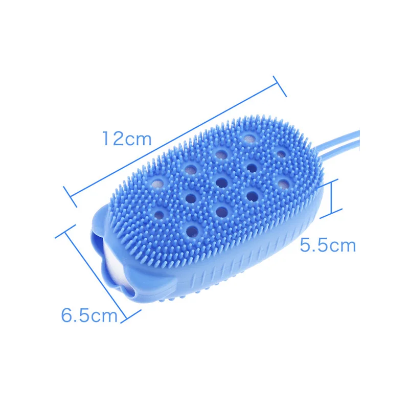 Creative Silicone Bubble Bath Brush Double-Sided Massage Scalp Backrubbing Bath Massage Brush Skin Clean Shower Brushes