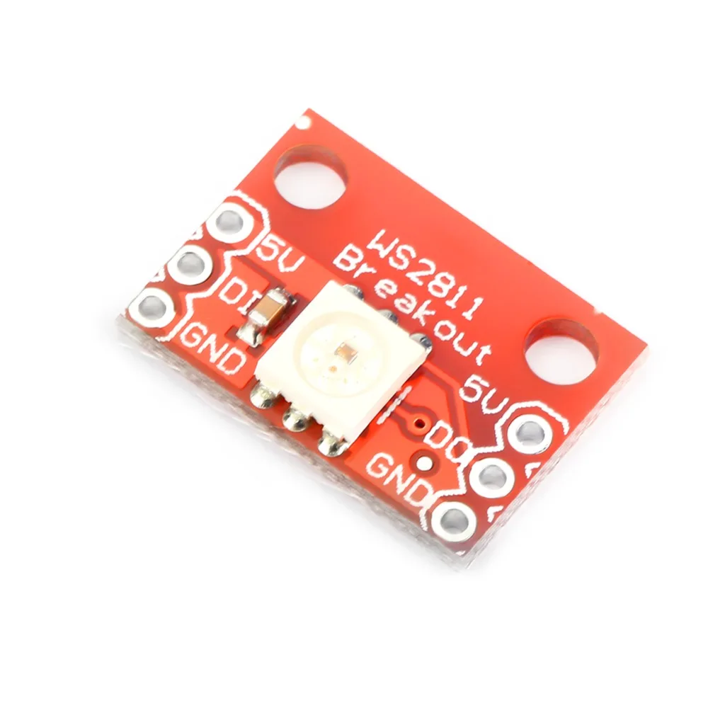 5PCS 17.7* 12.5* 3.2mm Breakout Board WS2811 WS2812 Chip LED Breakout Module 5050 RGB LED RGB Breakout Board