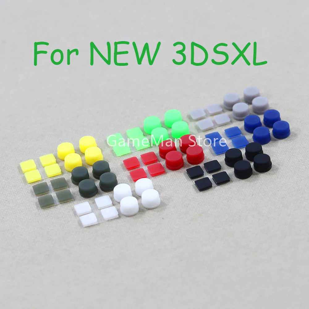 30sets For New 3DSLL/NEW 3DS XL Screw Dust Plug Cover Rubber Plug New Upper and Lower Screw Rubber Feet Cover