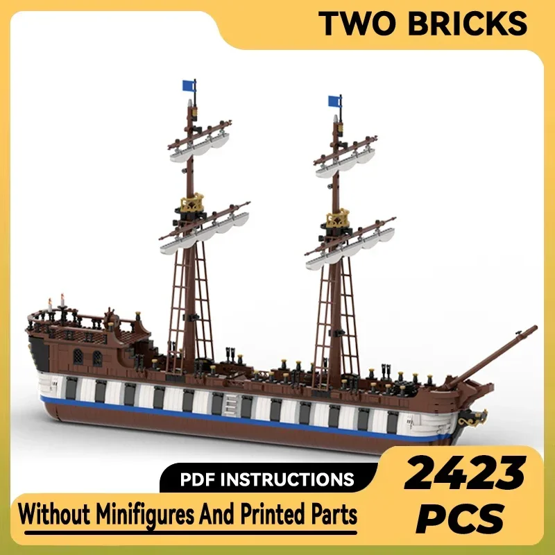 Moc Building Bricks Ocean Ship Model Armed Merchant Ship Technology Modular Blocks Gifts Toys For Children DIY Sets Assembly