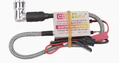 Rcexl одиночное зажигание для NGK CM-6 CM6 10 мм, искрящий разъем 9/16 дюйма (14 мм), шестигранный 6 В до 14,4 В (совместим с 3S Lipo) 90/120 градусов