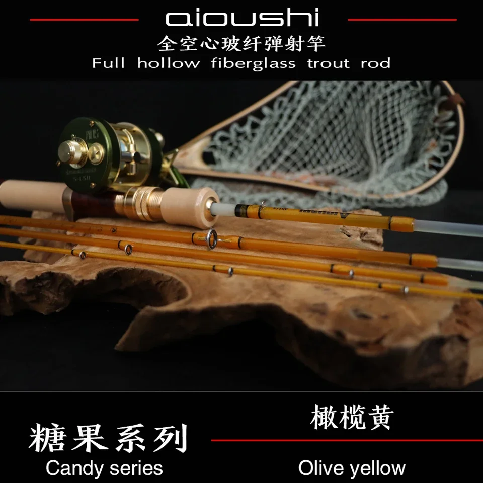 Aioushi Streamline Portable Trout UD Glass Fiber Fishing Rod