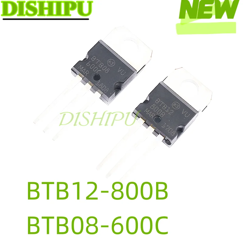 5PCS BTB12-800B BTB08-600C TO-220 bidirectional thyristor 12A/800V 8A/600V