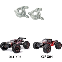 Metal Front Steering Cup For XLF X03 X04 X-03 X-04 1/10 Brushless RC Car Upgrade Parts Spare Accessories