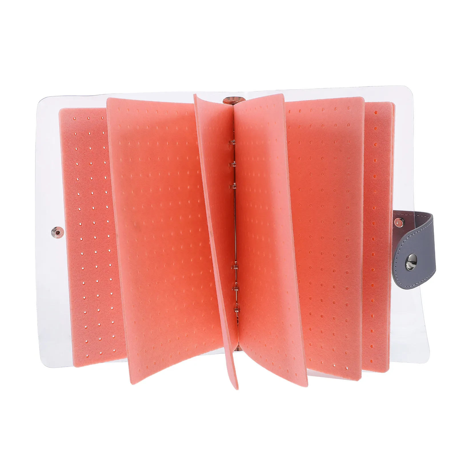 Enamel Pin Organizer Book Elegant Functional Pin Collection Display Binder Large Capacity Brooches Earrings Organizer Holder