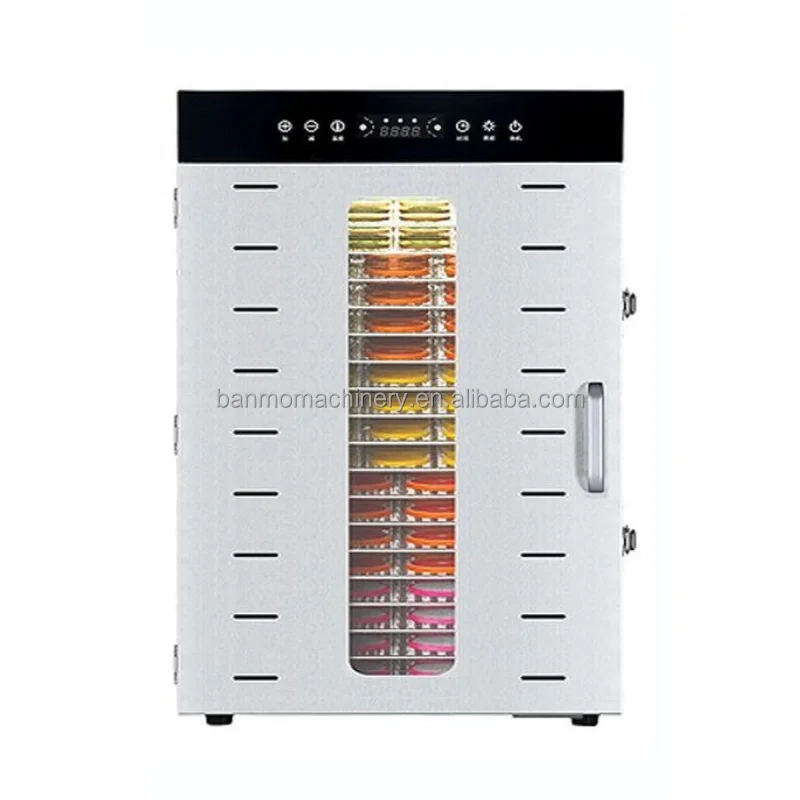 Versatile Fruit Vegetable Dehydrator Dries Fruits Veggies Herbs Meat and Snacks Home and Commercial Use with Adjustable Temp