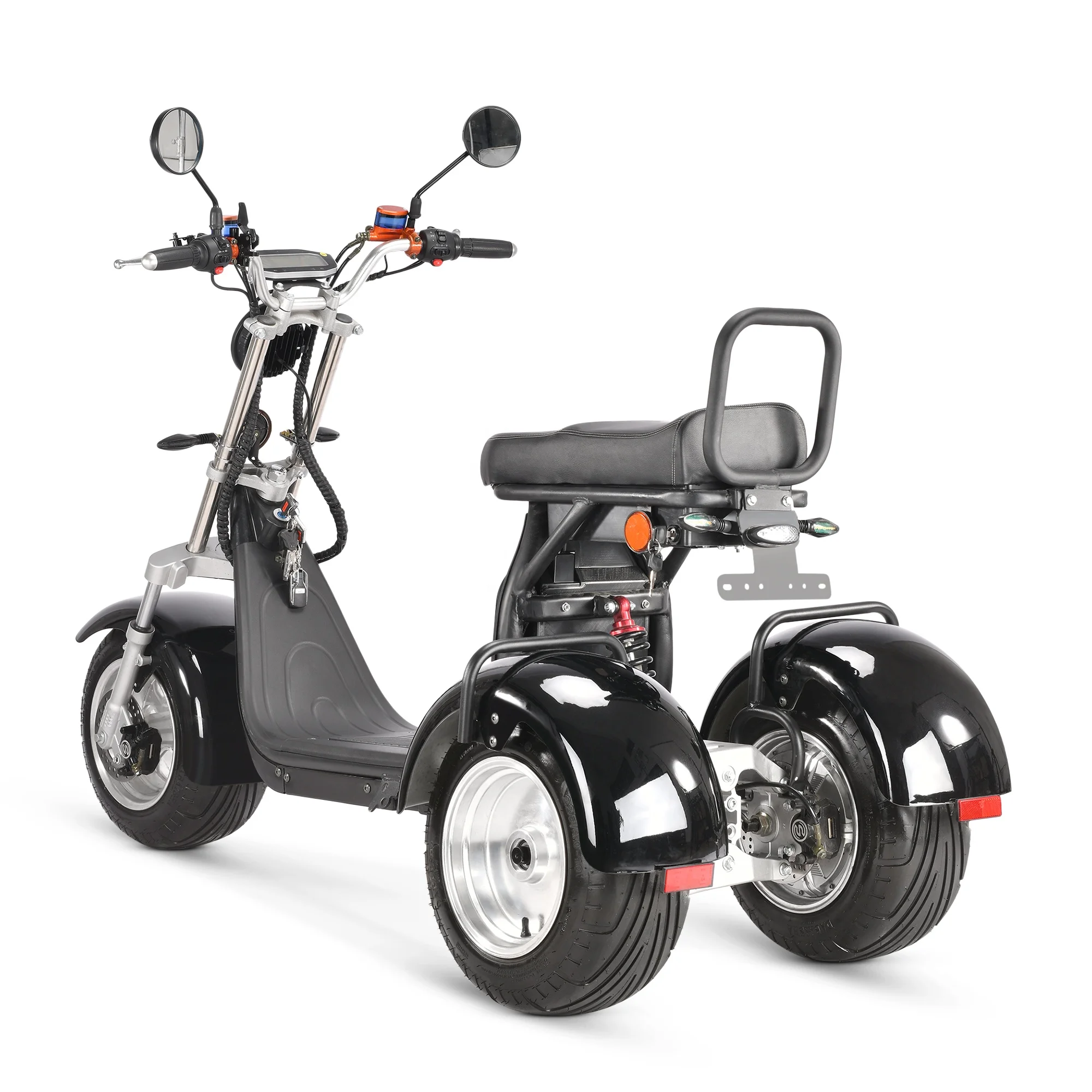 US/EU Warehouse Electric Trike High Speed Electric Tricycles 3 Wheel Electric Citycoco 4000w 60v30ah Battery Scooters