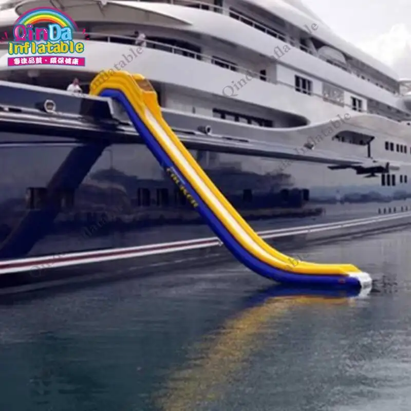 

Надувная горка для яхты, игрушки для взрослых, гигантская надувная водная горка для взрослых, горка для аварийной эвакуации с бесплатным воздушным насосом