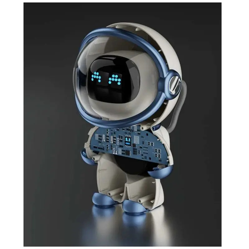 

Умная Bluetooth-колонка ABAI Astronaut с голосовым управлением AI, Hi-Fi аудио, многофункциональная настольная аудиосистема, новый цифровой будильник, FM-радио, B