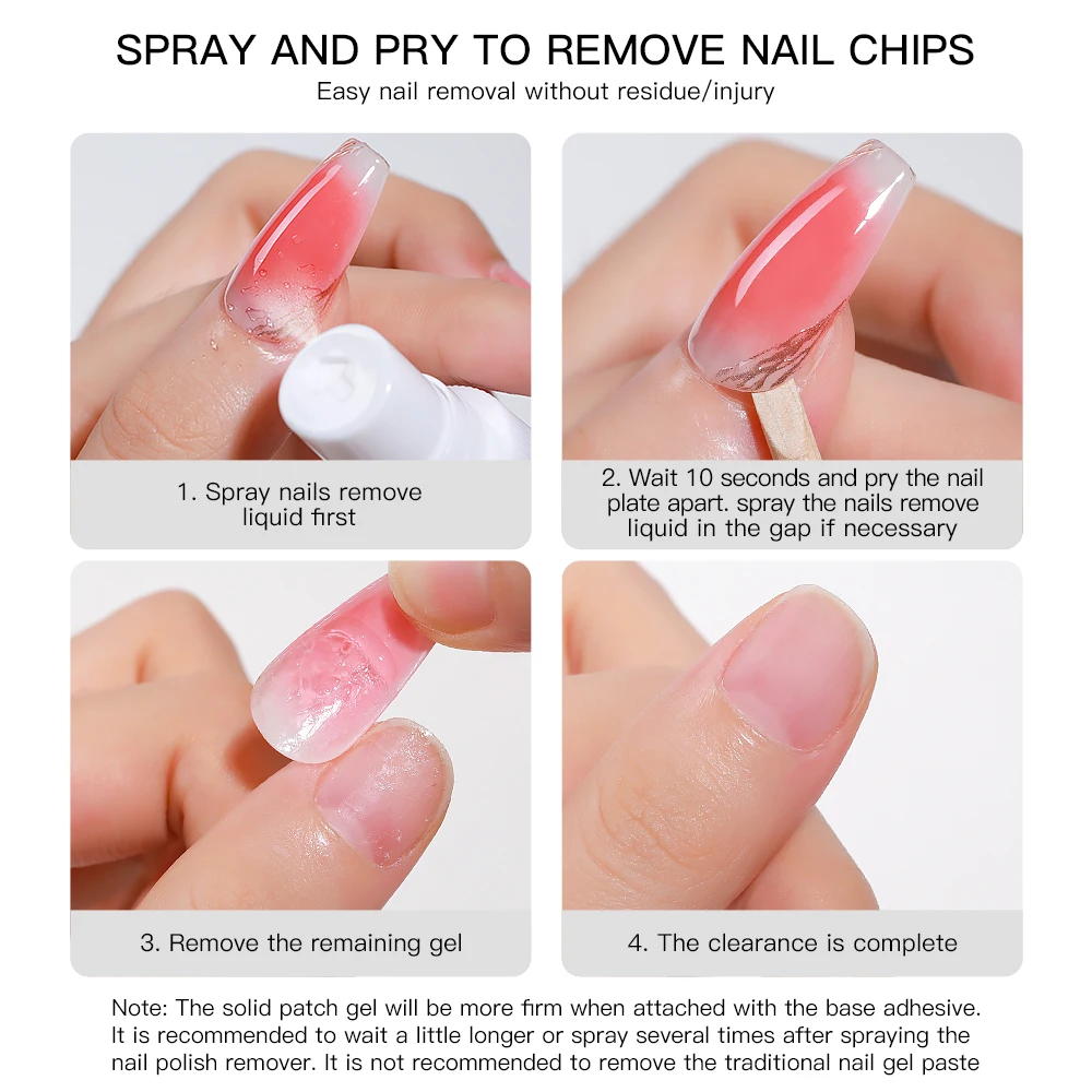 AS 60ml False Nail Tips Solid Adhesives Gel Remover Nail Liquid Easy Soften Remover Press On Nails Gel Fake Tips Remover Tools